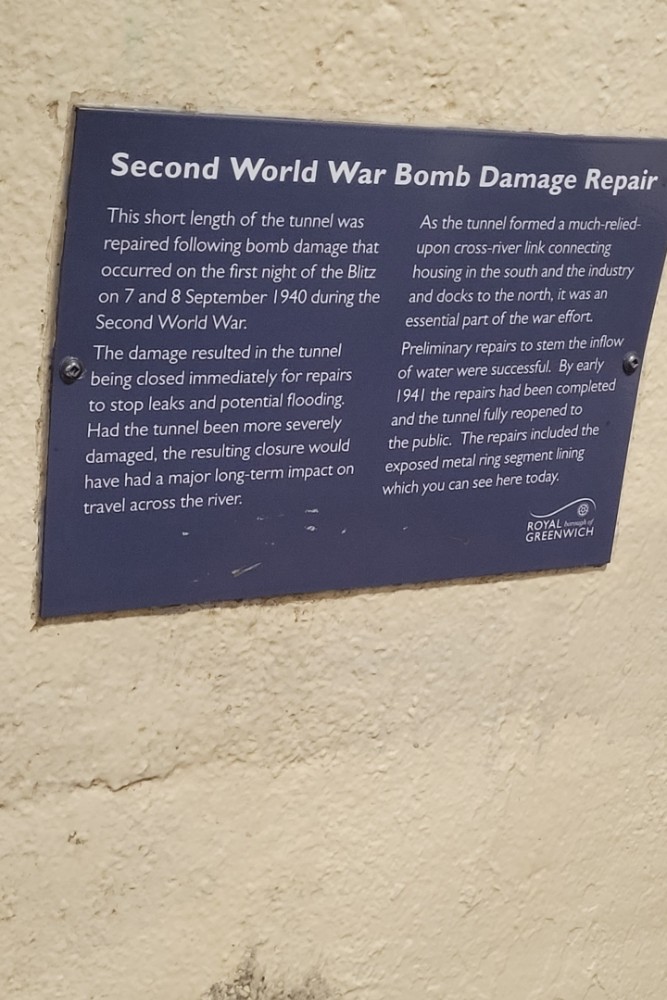 Woolwich Tunnel Bomb Damage #3
