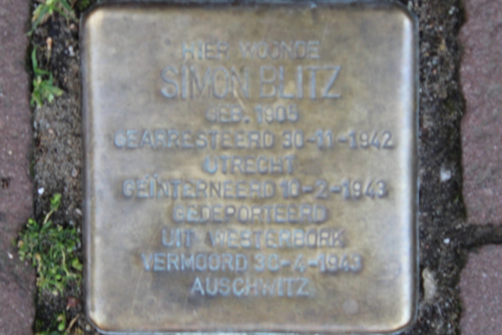 Stumbling Stone Zocherstraat 83