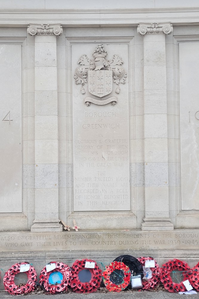 Oorlogsmonument Greenwich #2