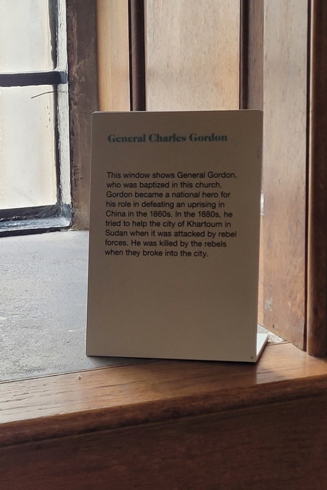 Memorial Window General Charles Gordon #2