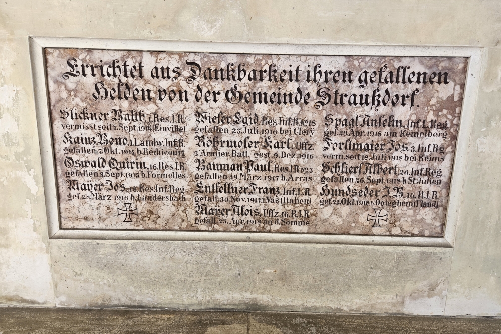 War Memorial Straußdorf #2