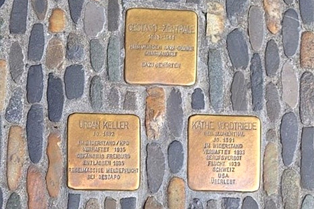 Stumbling Stones Gestapo Zentrale Kaiser-Joseph-Straße 167 #4