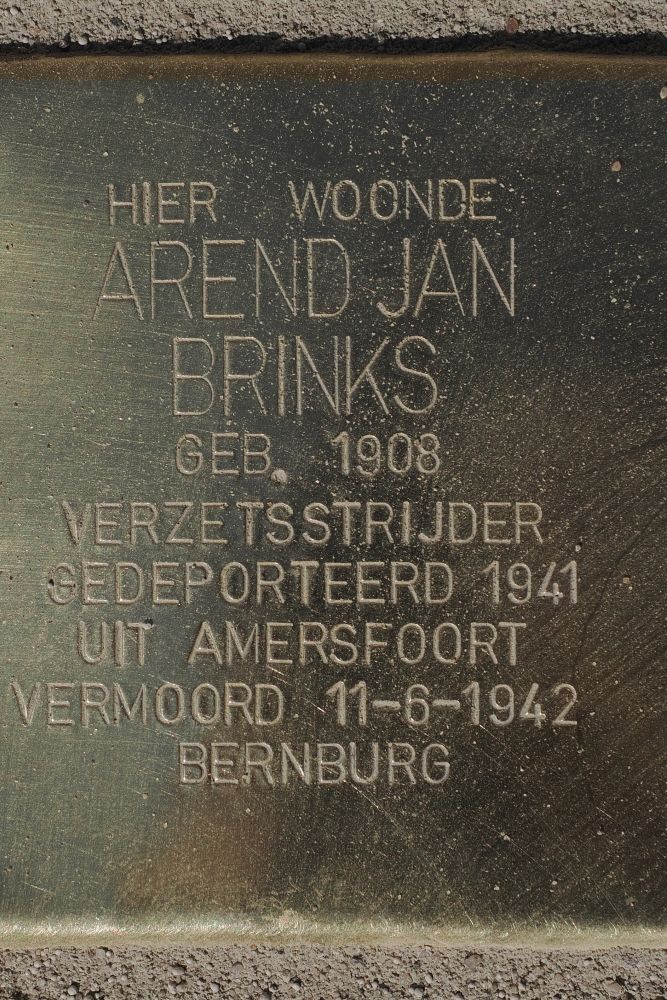 Stumbling Stone Putmanstraat 27 