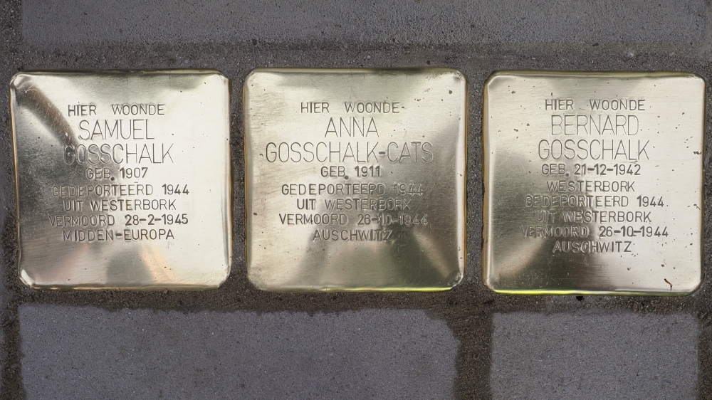 Stolpersteine Brinkgreverweg 228 (voorheen 172)