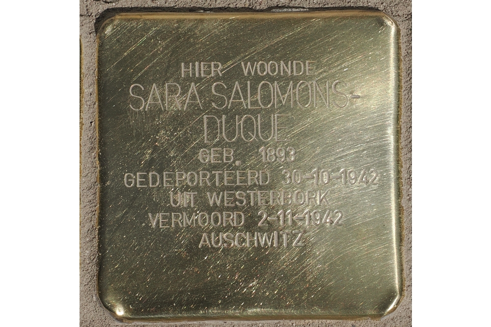 Stolpersteine  Loomanstraat 7  #4