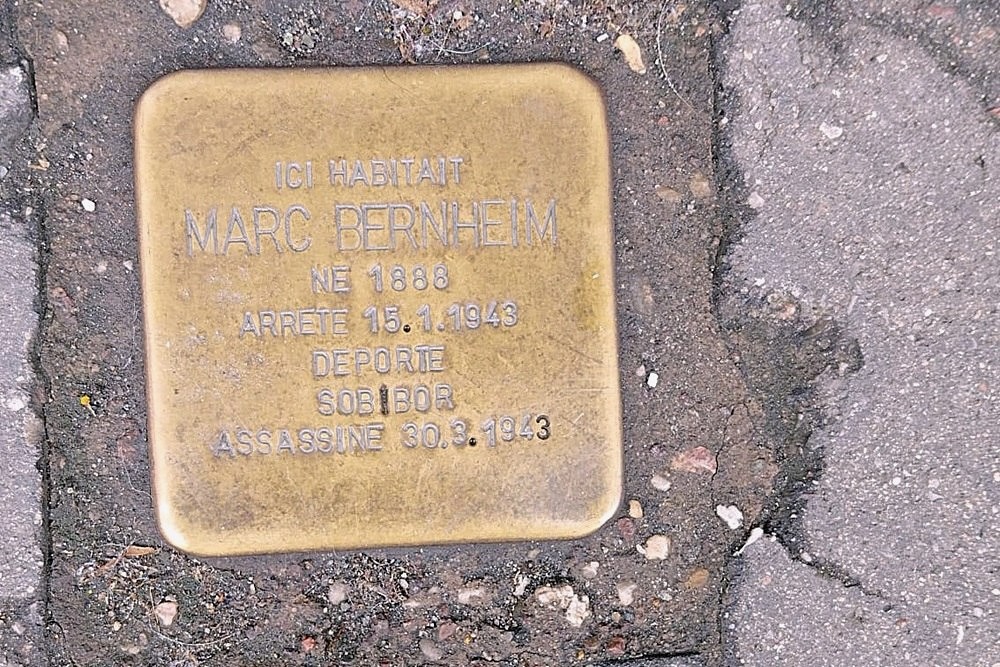 Stumbling Stone Rue de Paris 143