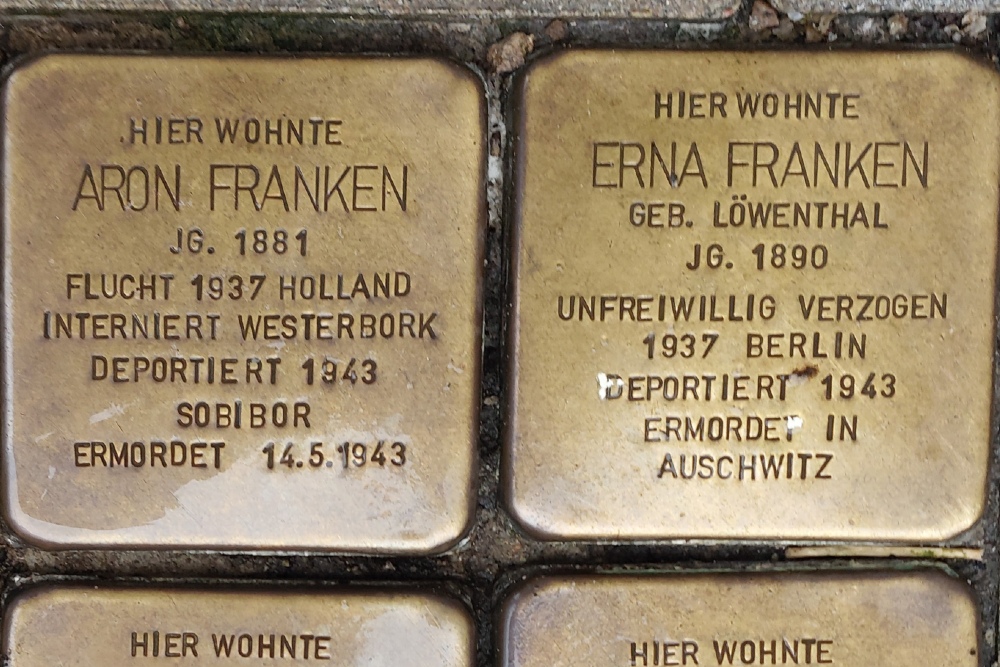 Stolpersteine Tiergartenstraße 16 #5