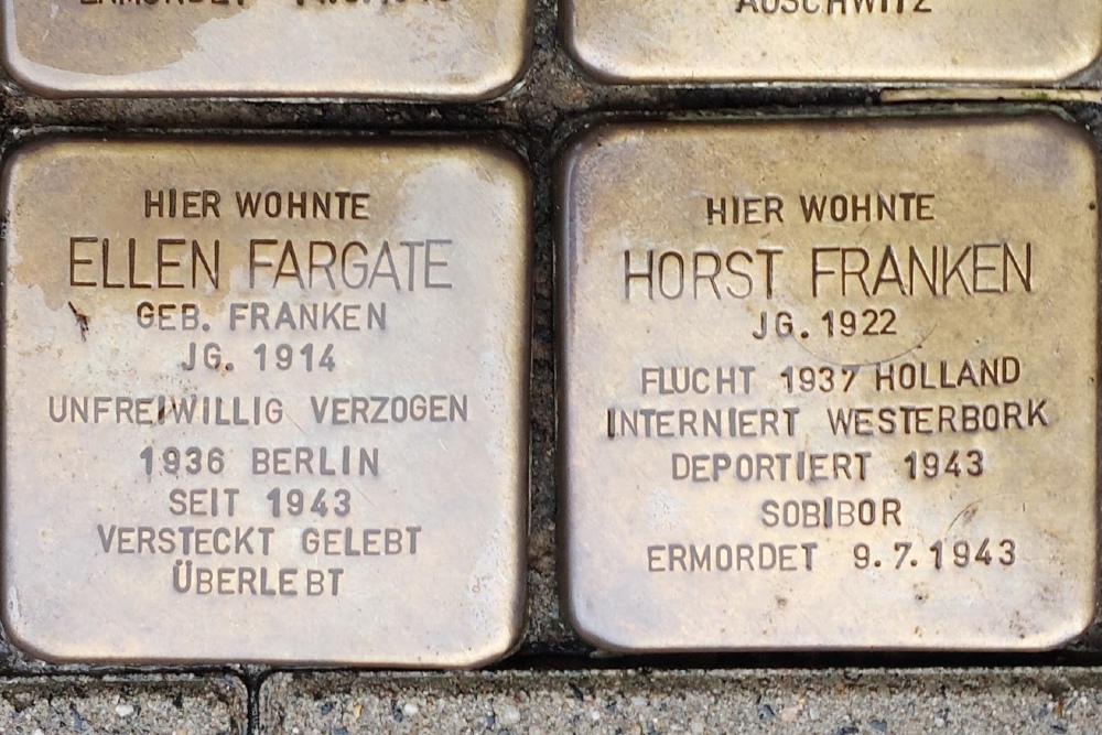 Stolpersteine Tiergartenstraße 16 #6