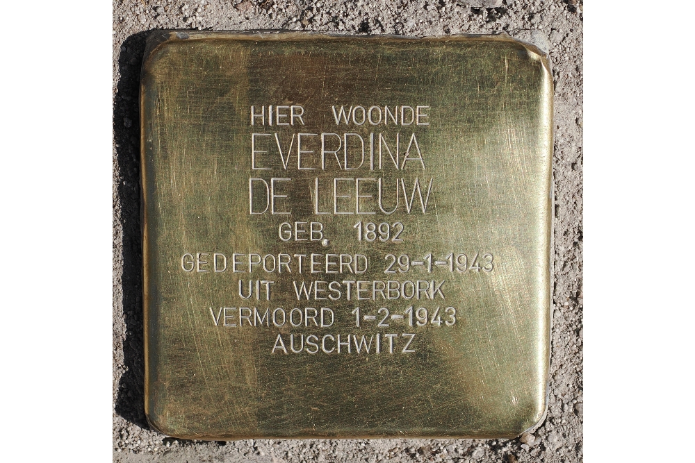 Stolperstein Walstraat 25 (voorheen 23a)