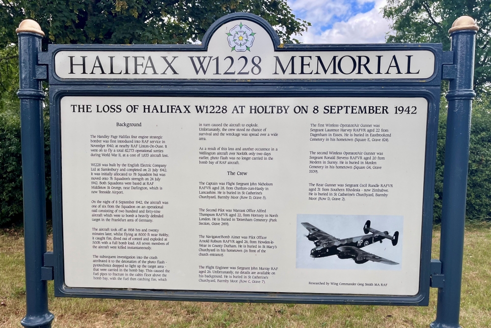 Crashsite Handley Page Halifax W1228 #4