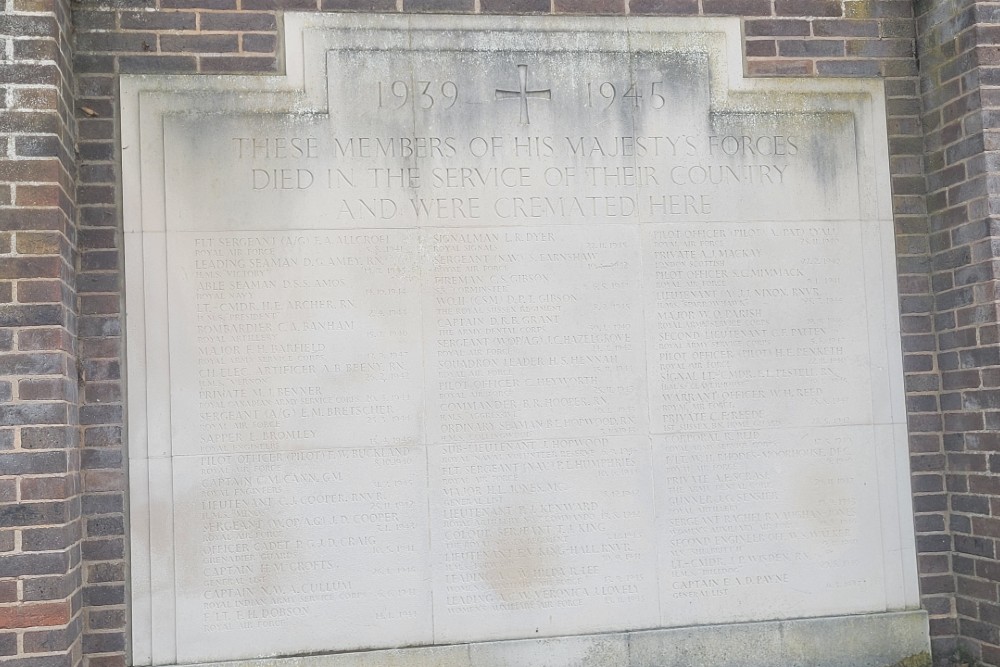 Memorial Woodvale Crematorium Brighton #3