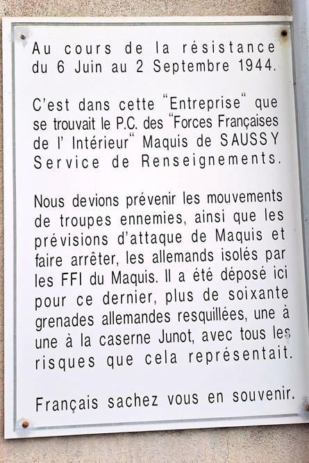 Memorial Saussy Maquis Dijon #2