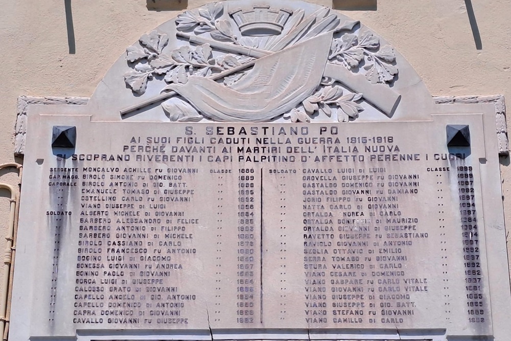 War Memorial San Sebastiano da Po #4
