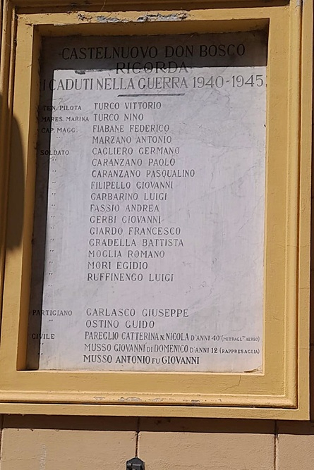 Gedenkteken Castelnuovo Don Bosco #4