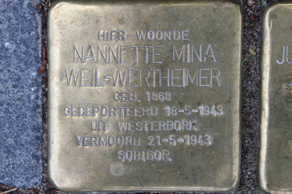 Stumbling Stones De Mildestraat 11 #4
