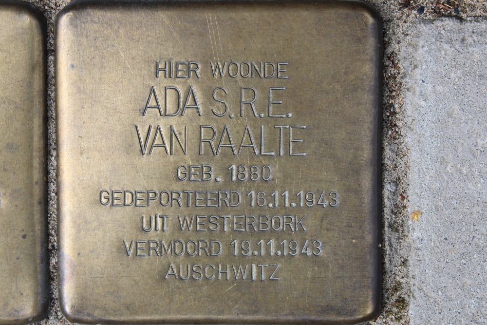 Stumbling Stones Van Hogenhoucklaan 60 #2