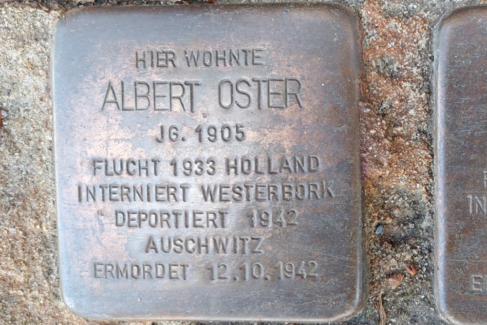 Stumbling Stones Mosterstraße 17 #3