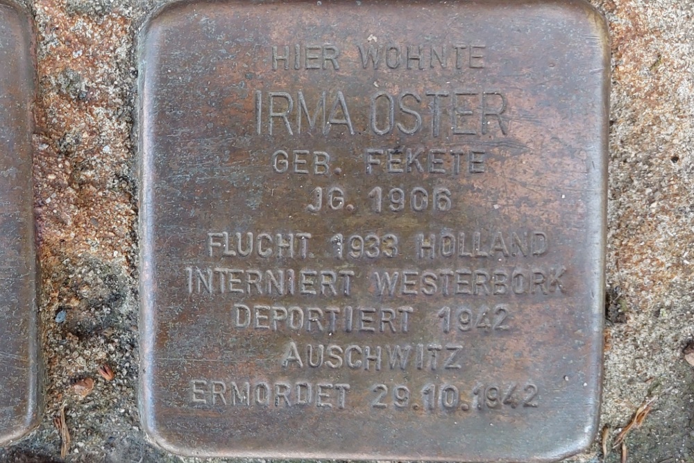Stumbling Stones Mosterstraße 17 #4