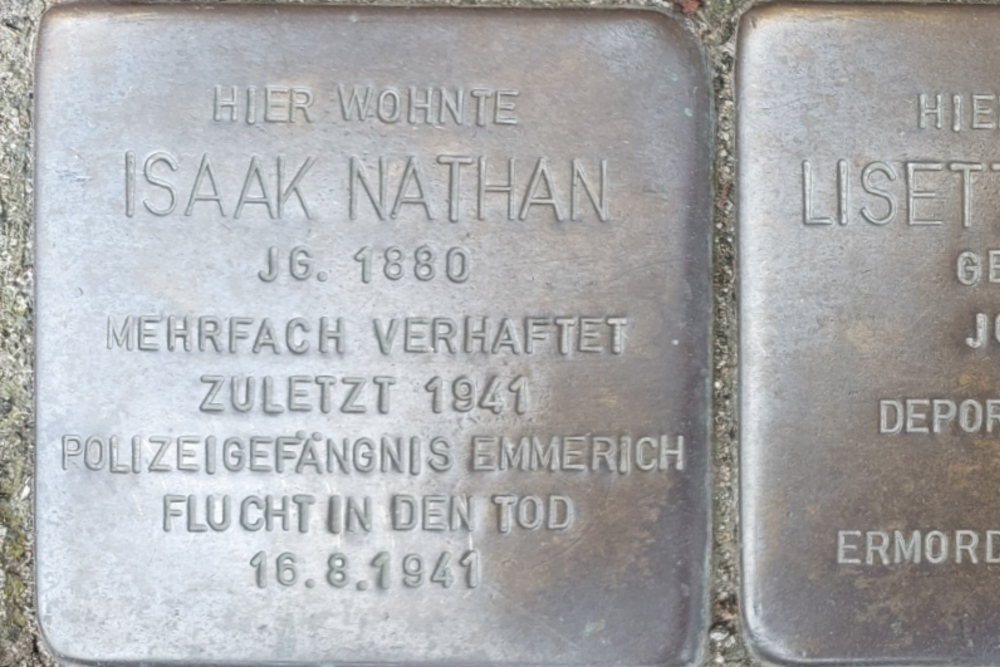 Stolpersteine Baustraße 48 #4