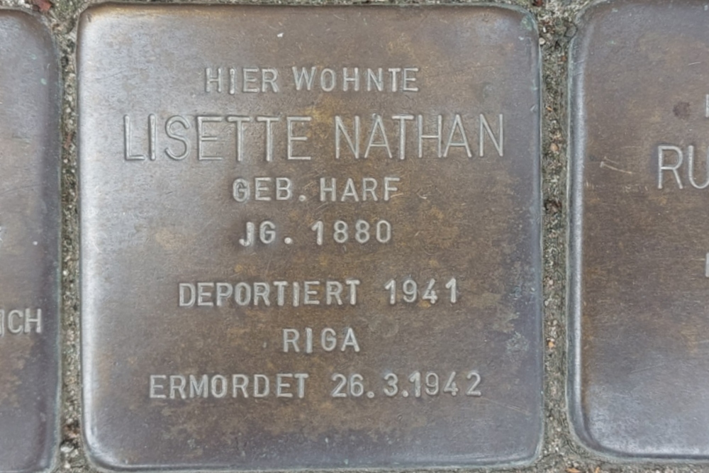Stolpersteine Baustraße 48 #5