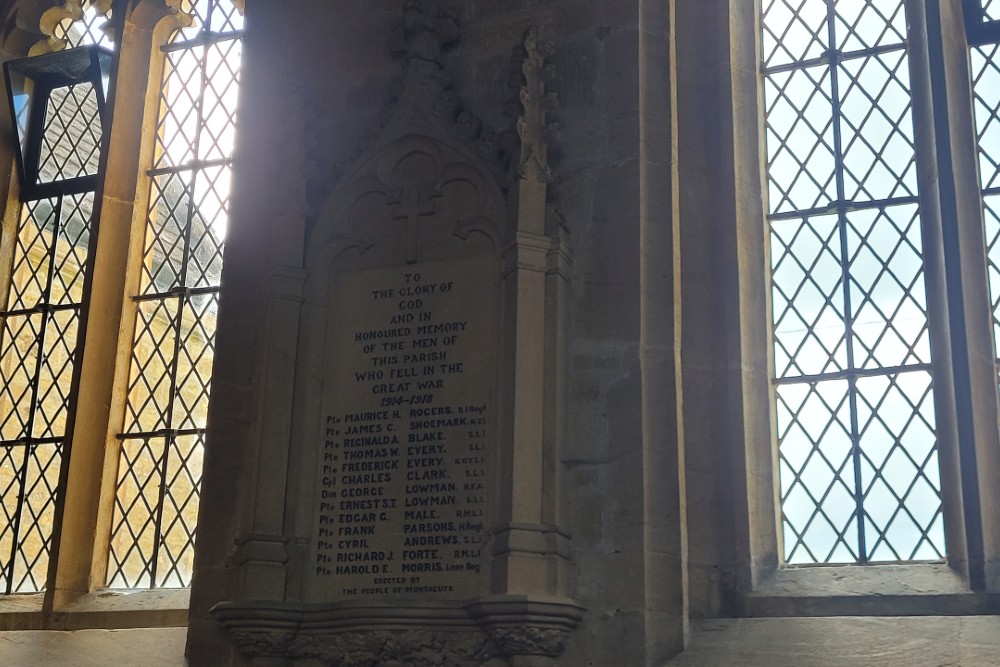 War Memorial Montacute