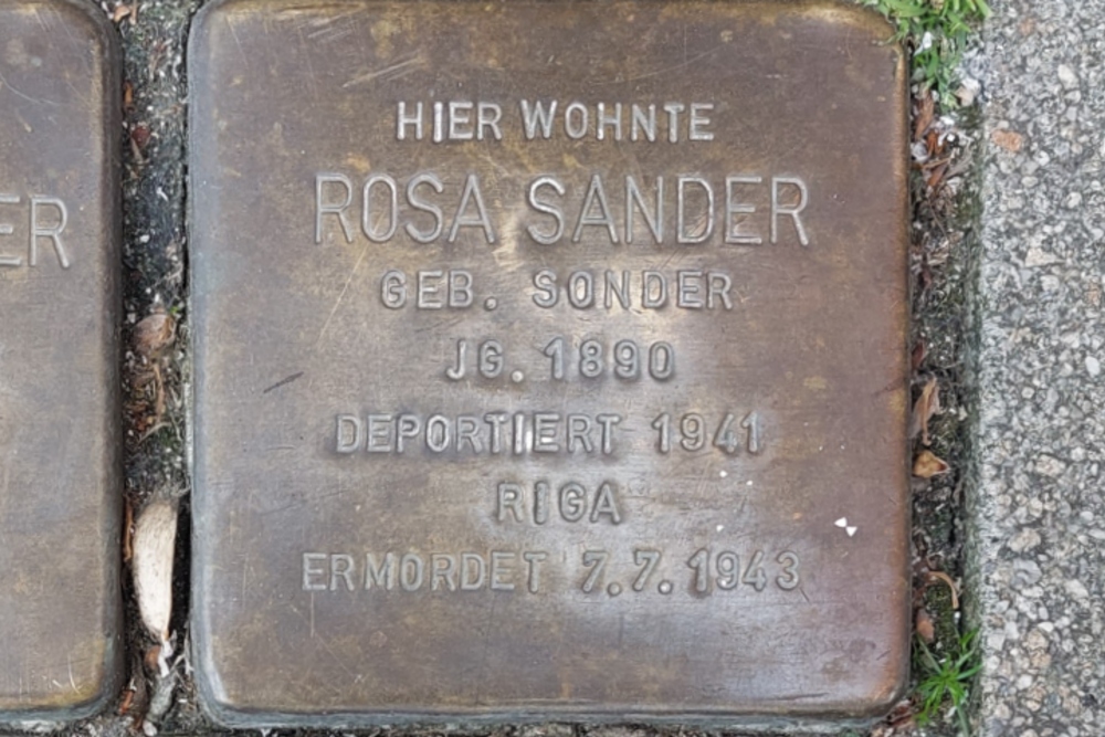 Stumbling Stones Kaßstraße 6 #4