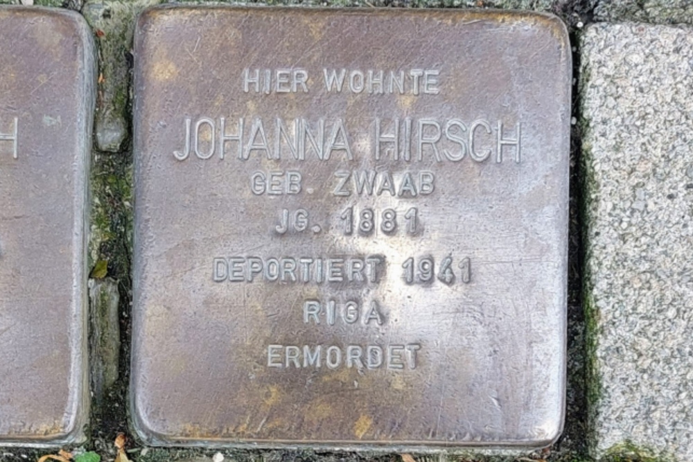 Stumbling Stones Kaßstraße 59 #5