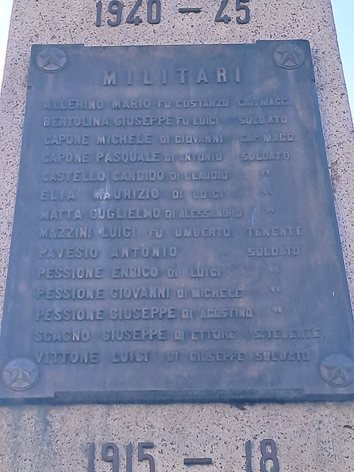 War Memorial Casalborgone #4