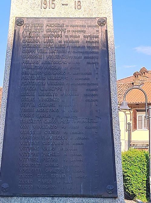 War Memorial Casalborgone #5