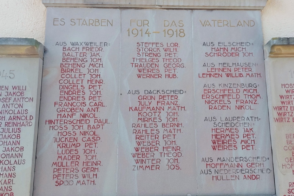 War Memorial Waxweiler #5