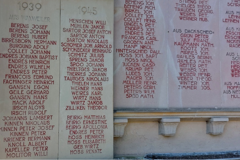 War Memorial Waxweiler #6