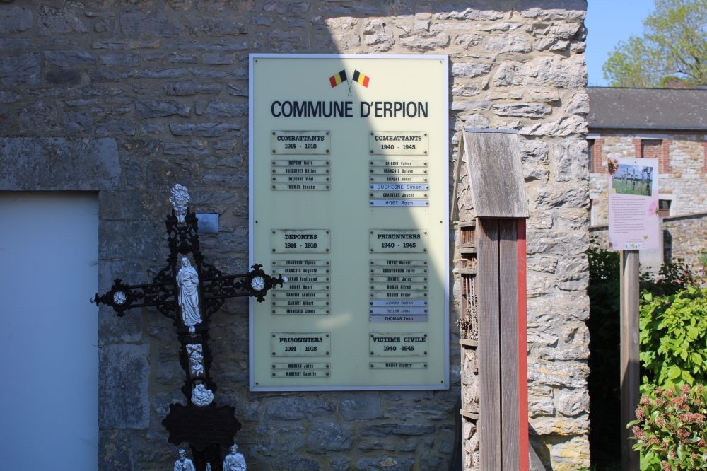 Memorial First and Second World War Erpion #2