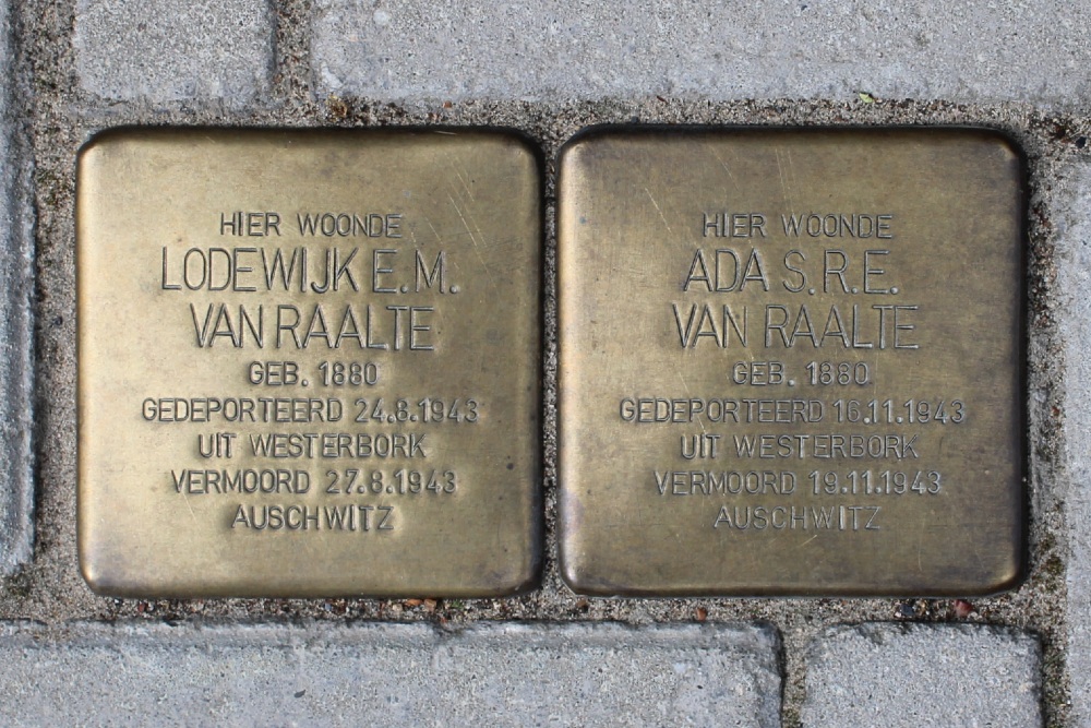 Stumbling Stones Van Hogenhoucklaan 60
