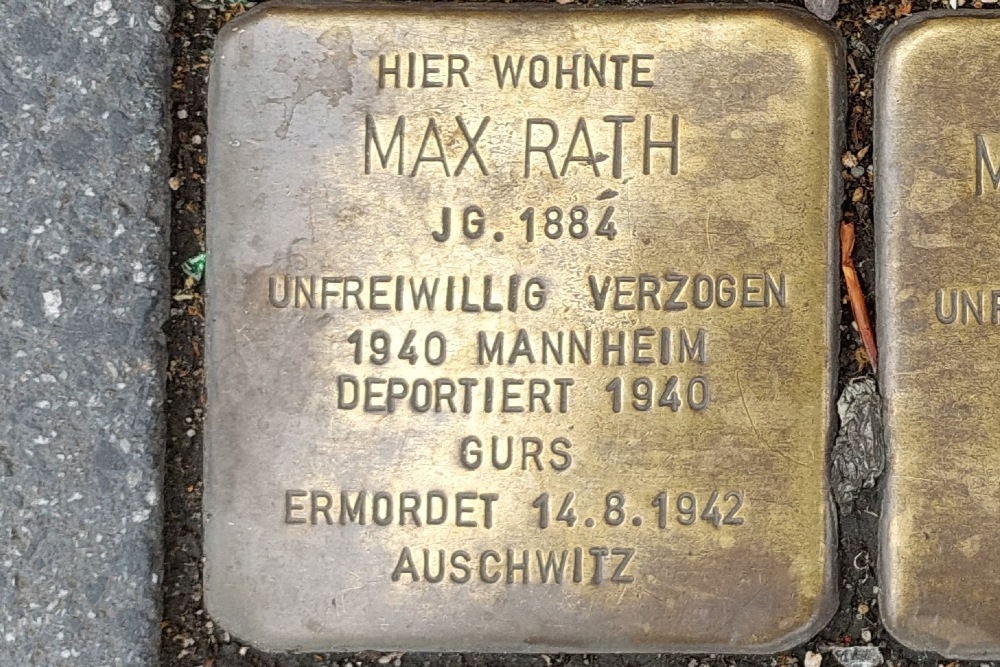 Stumbling Stones Bahnhofstraße 9 #4