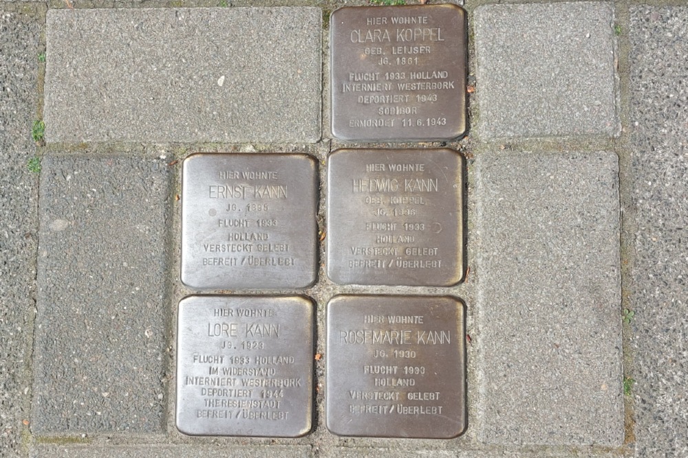 Stolpersteine Mühlenstraße 27