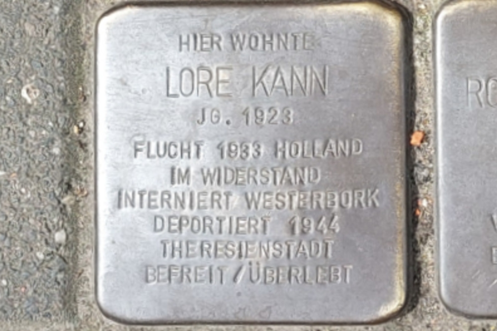 Stolpersteine Mühlenstraße 27 #5