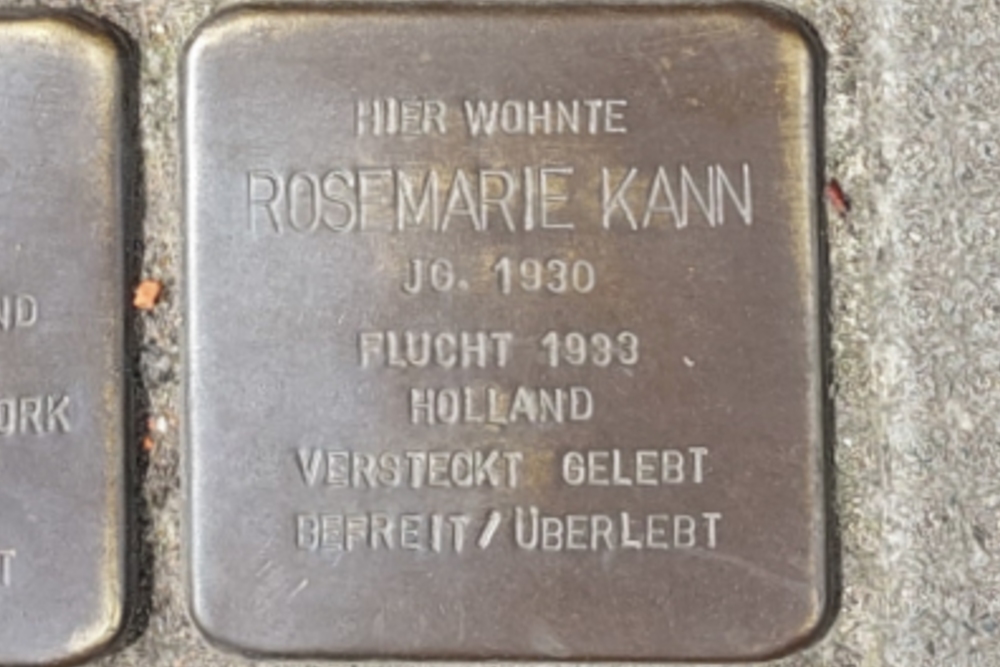 Stolpersteine Mühlenstraße 27 #6