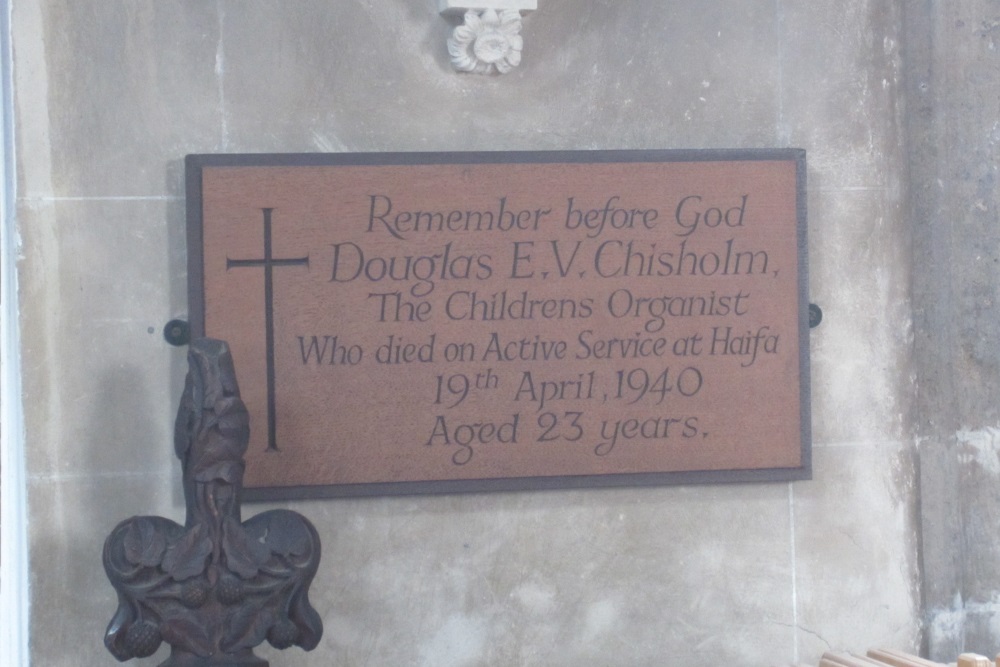 Memorials St Cuthbert's Wells #8