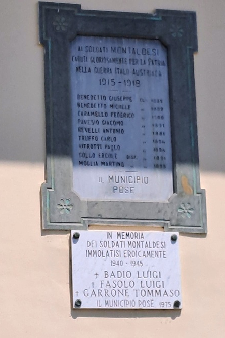 Oorlogsmonument Montaldo Torinese #2