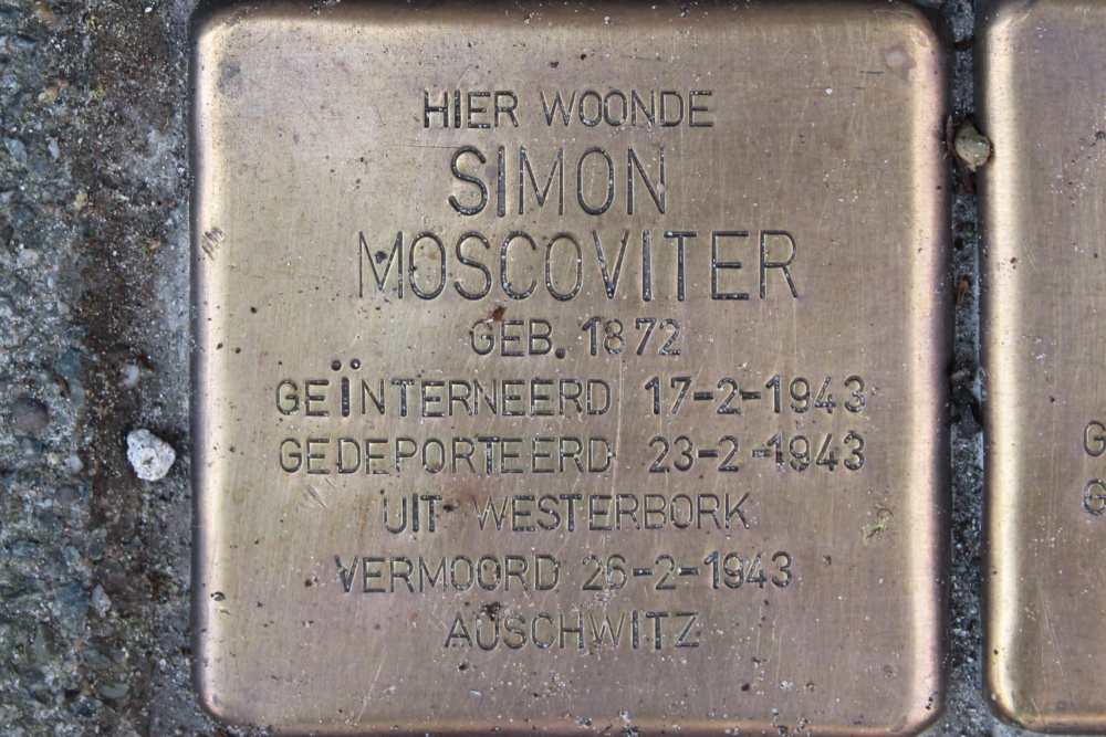 Stolperstein Waverstraat 95-III #3