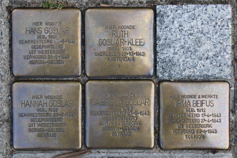 Stolpersteine Rooseveltlaan 16 #1