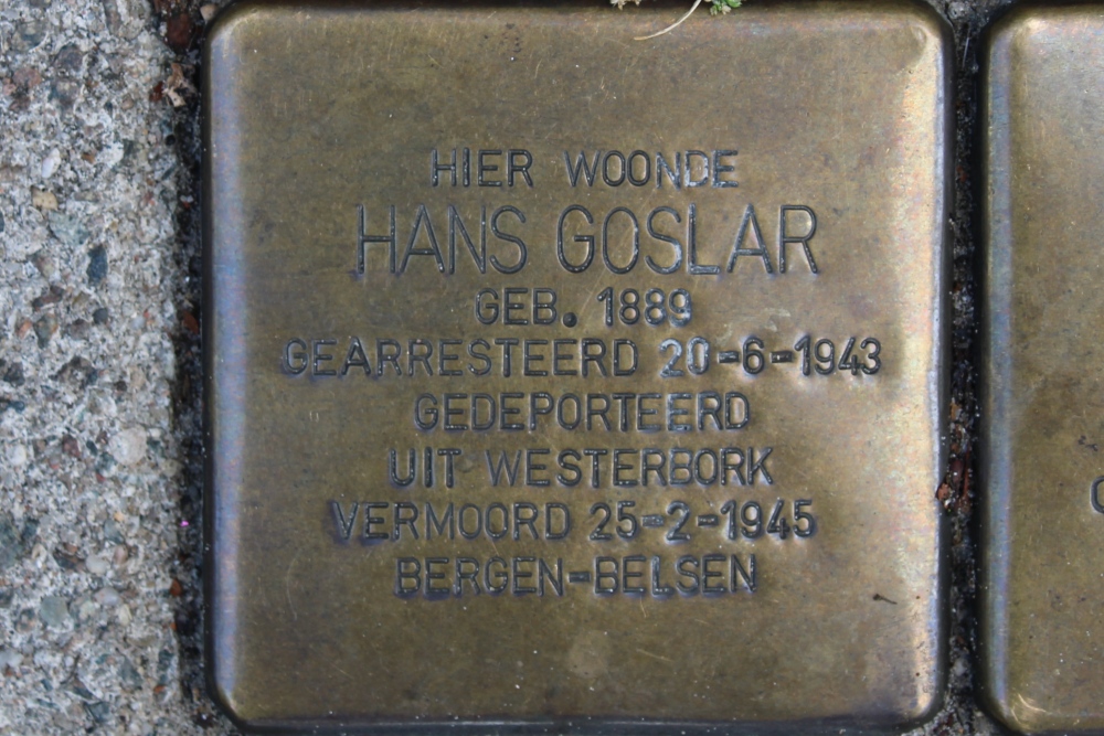 Stolpersteine Rooseveltlaan 16 #2