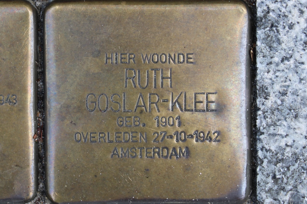 Stolpersteine Rooseveltlaan 16 #3