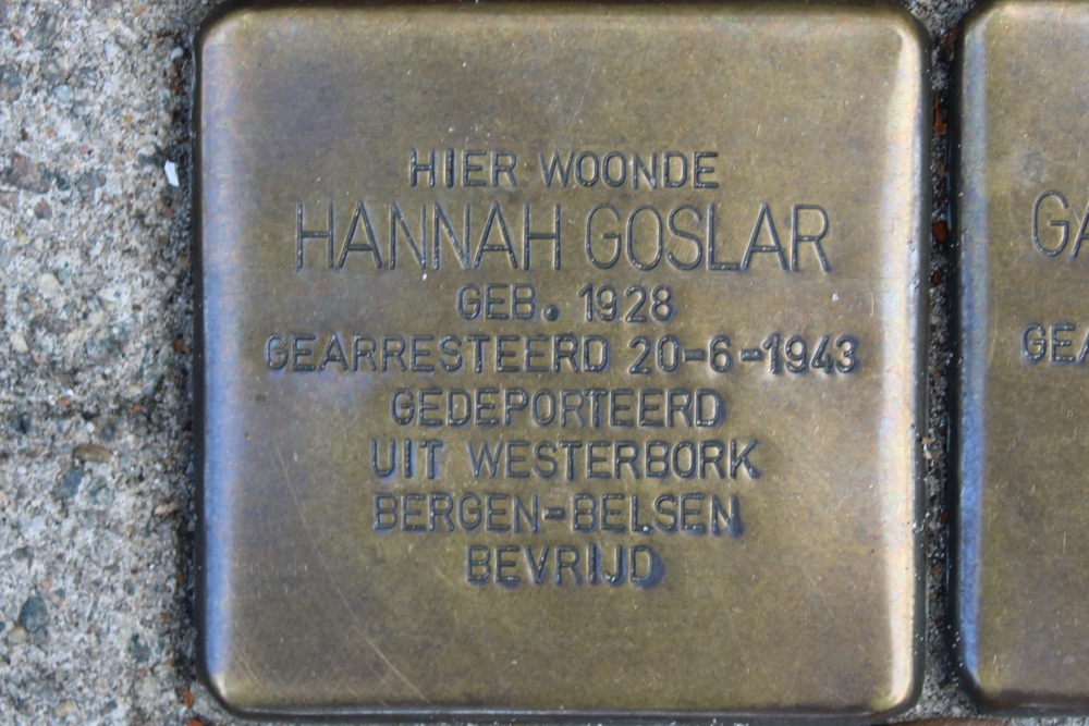 Stolpersteine Rooseveltlaan 16 #4