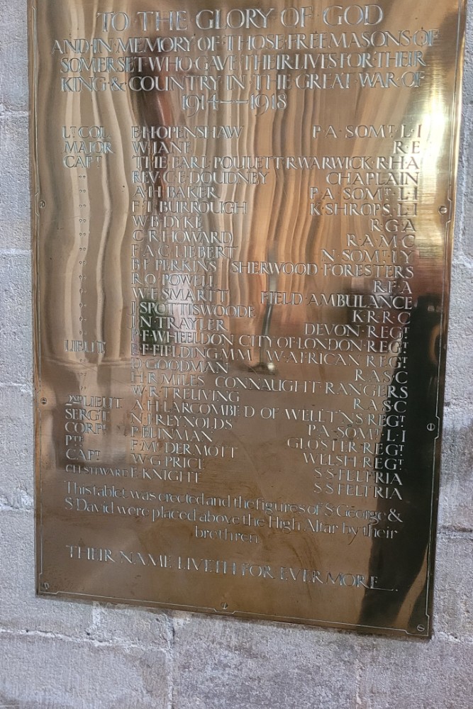 Gedenktekens Kathedraal van Wells #2