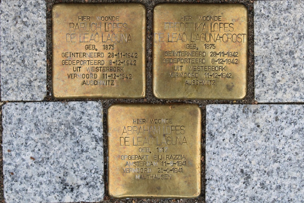 Stumbling Stones Smaragdstraat 25