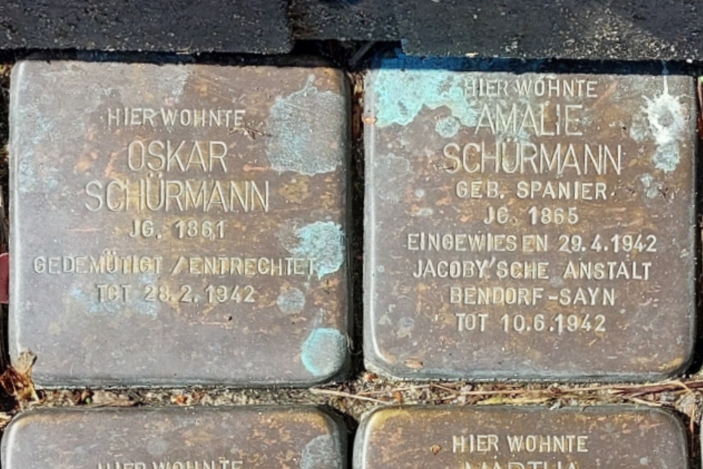 Stolpersteine Monrestraße 20 #4