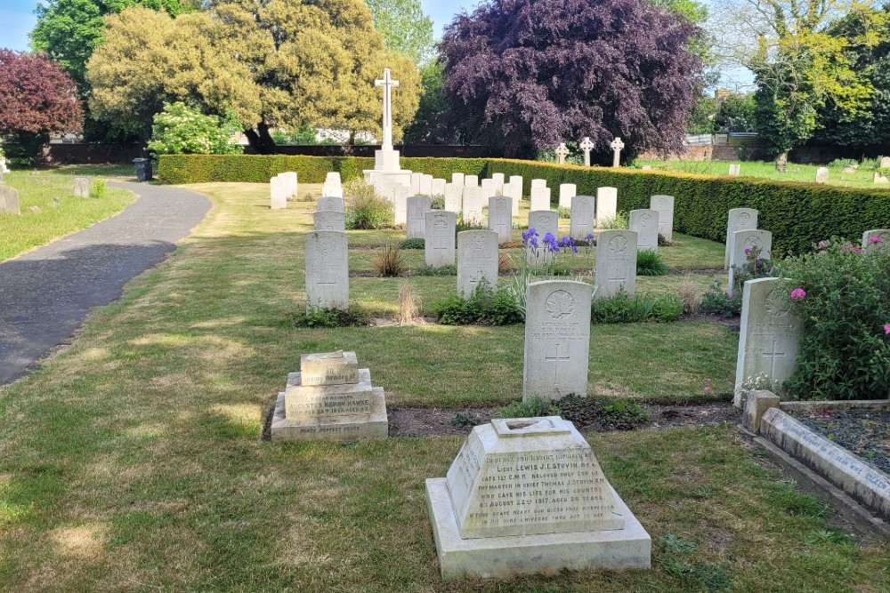 Commonwealth War Graves WW1 Plot  Ramsgate and St Lawrence Cemetery #1