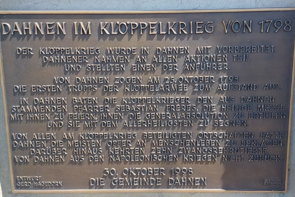 War Memorial 1798 Dahnen #5