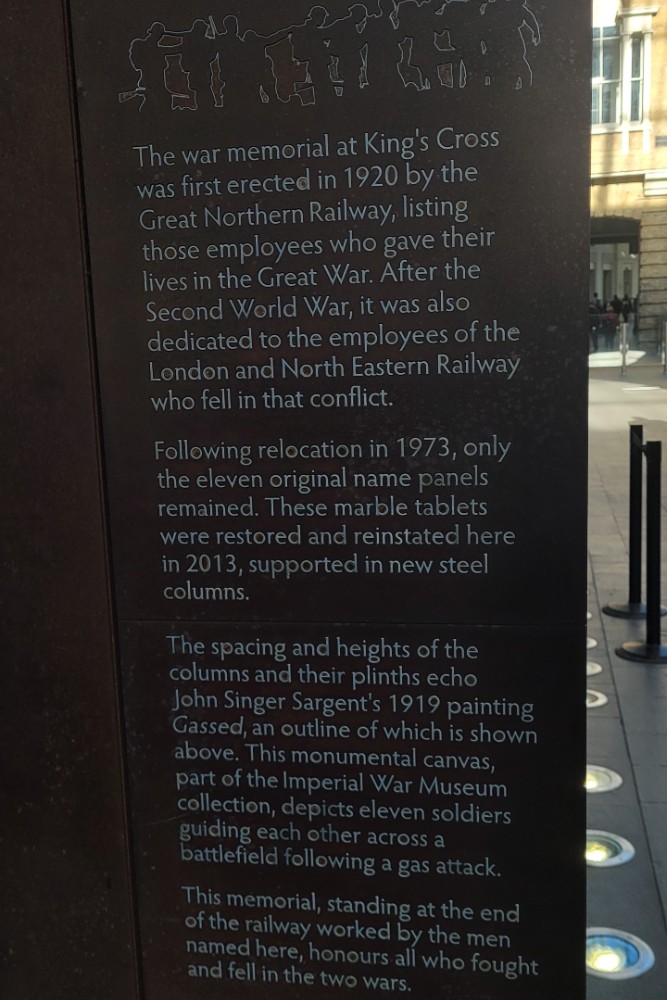 Memorial King's Cross Station #2